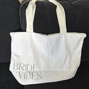 White Bride Vibes Tote Bag